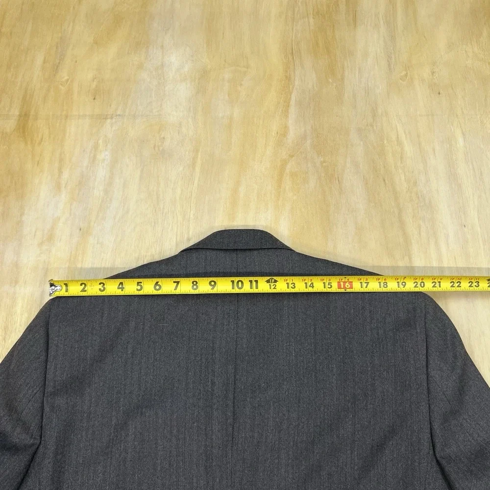 Jos A Bank Soft Tweed Blazer Jacket Sport Coat Mens 46R Tailored Fit Wool Brown